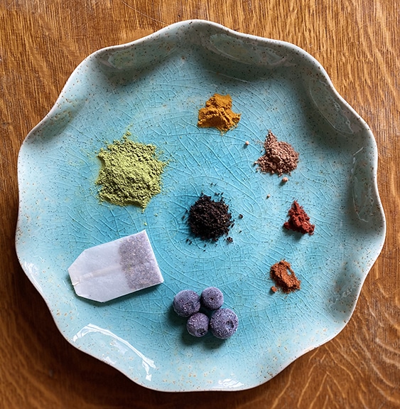 Materials for natural paints